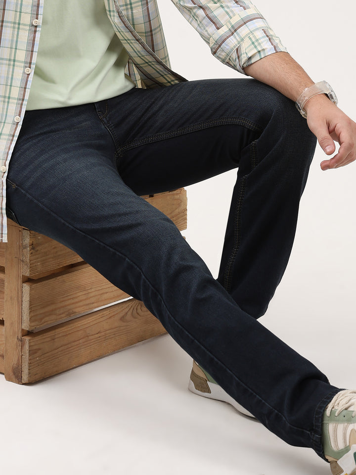 Men’s Tinted Blue Slim Fit Jeans