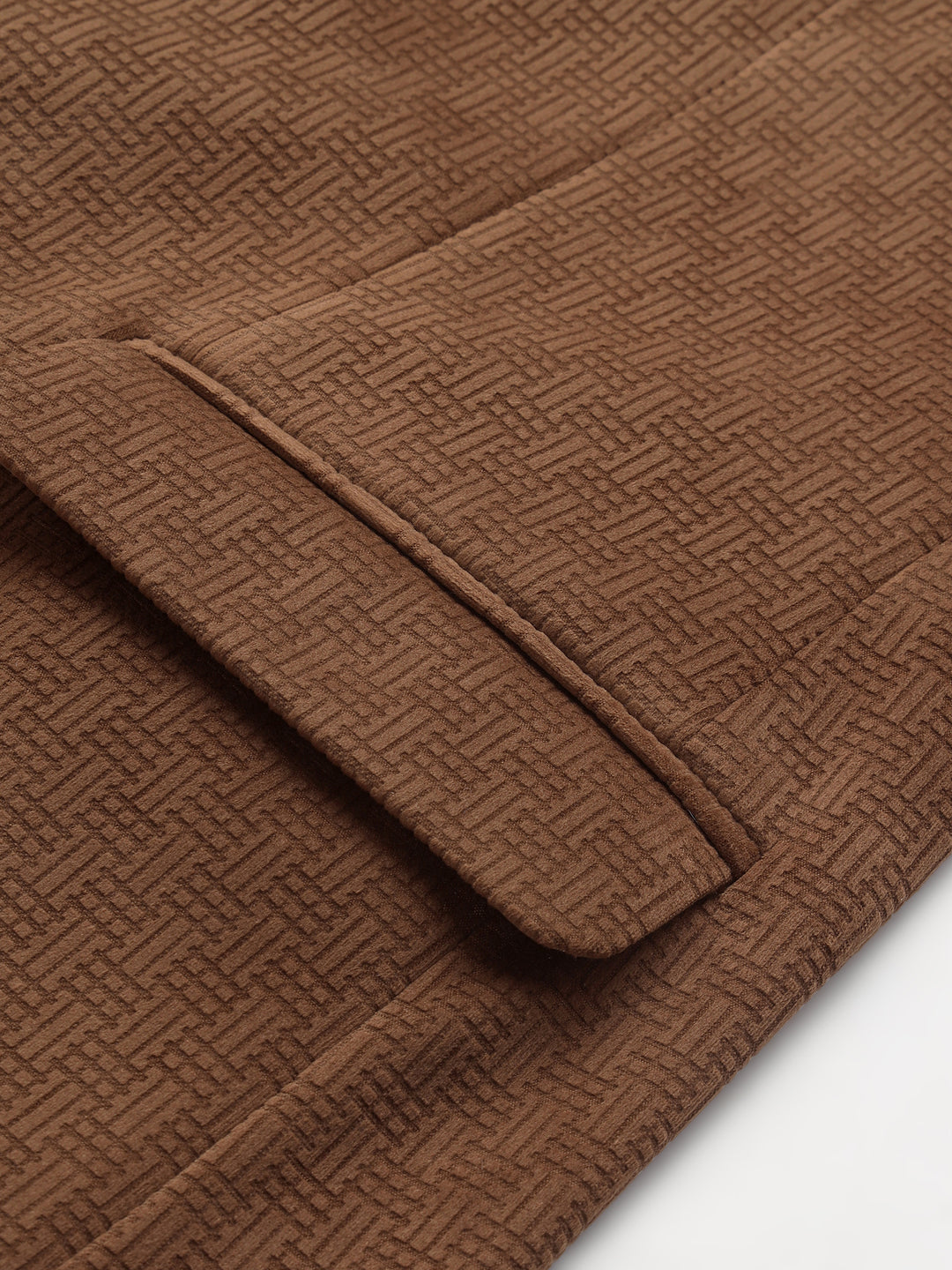 Men’s Poly Viscose Jacquard Weave Texture Slim Fit Blazer