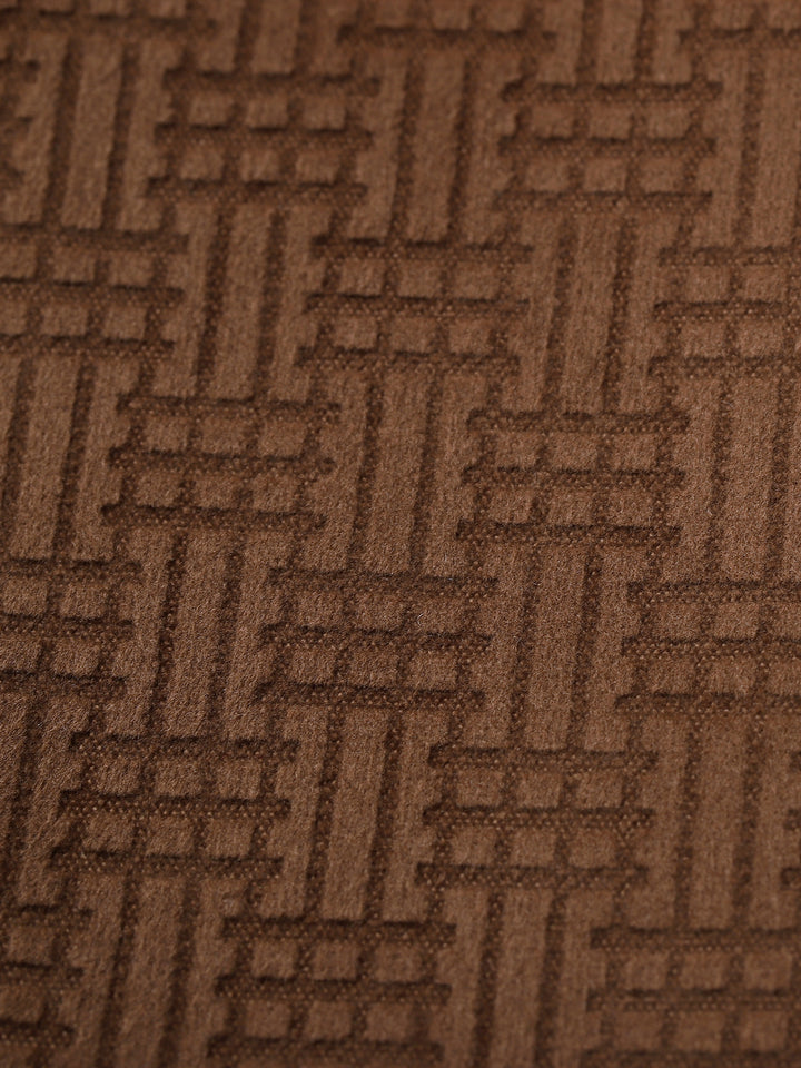 Men’s Poly Viscose Jacquard Weave Texture Slim Fit Blazer