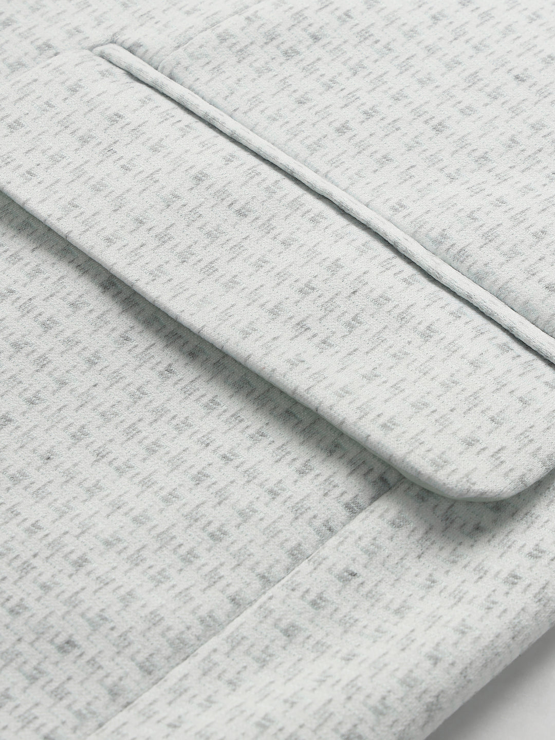 Men’s Slim-Fit Micro-Houndstooth Pattern Blazer