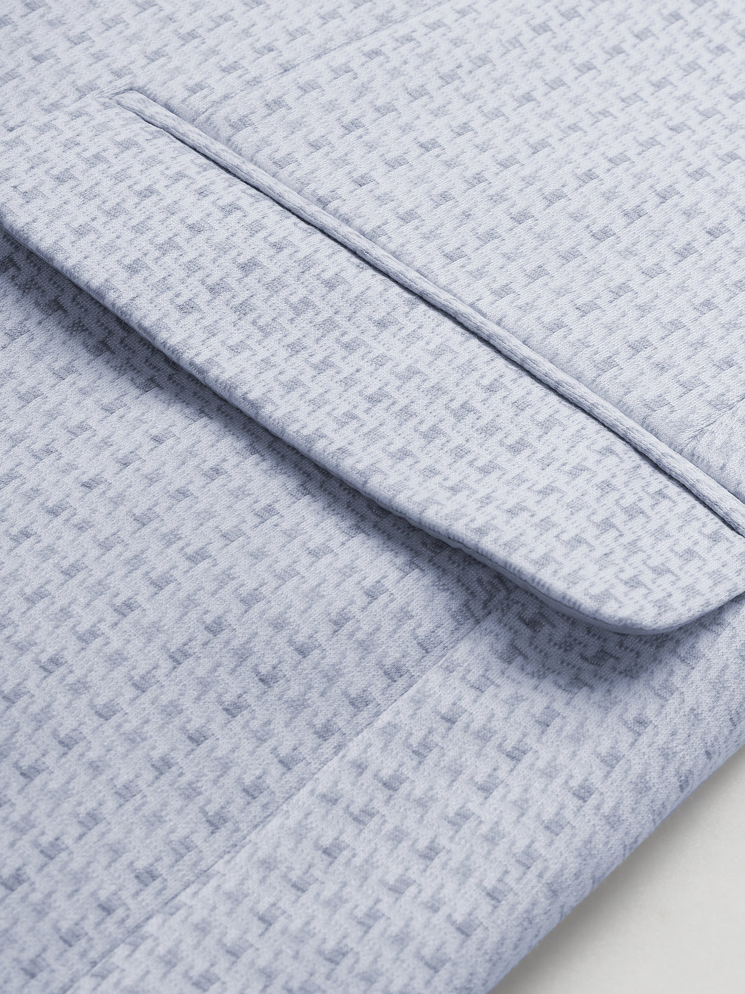 Men’s Slim-Fit Micro-Houndstooth Pattern Blazer