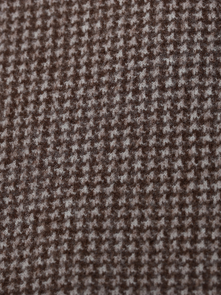 Men's Micro Houndstooth Wool-Texture Slim Fit Blazer