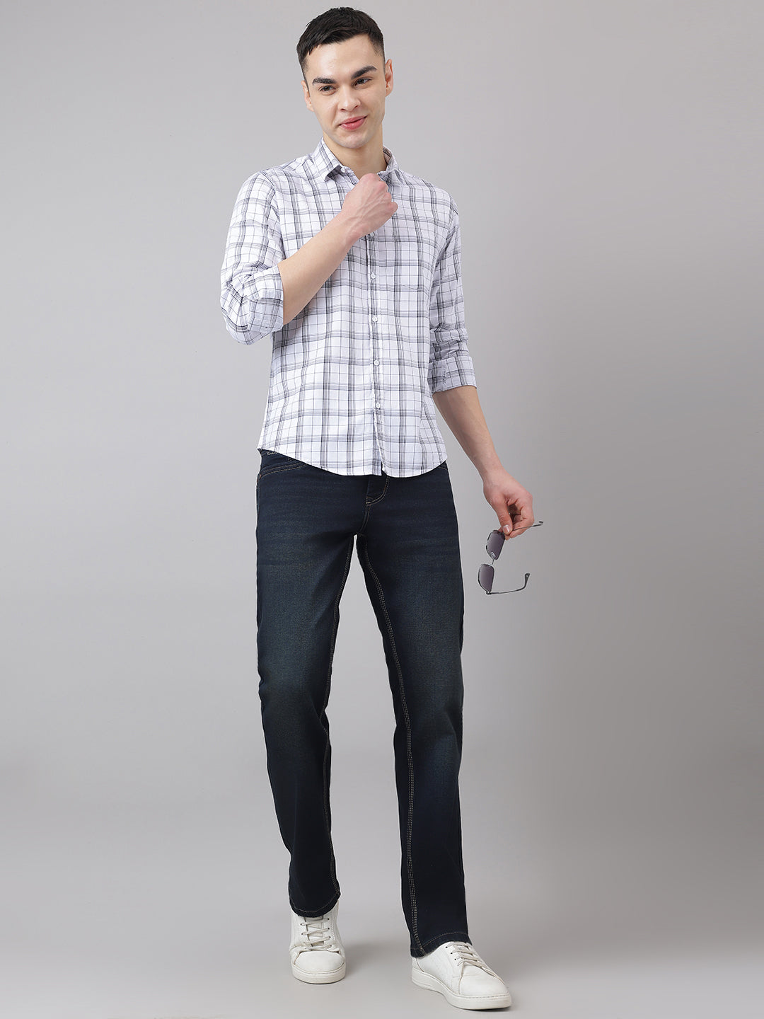 richlook-casual-shirts-,-perfect-fit,-ultimate-comfort,-everyday-style-cs-0125-white-check