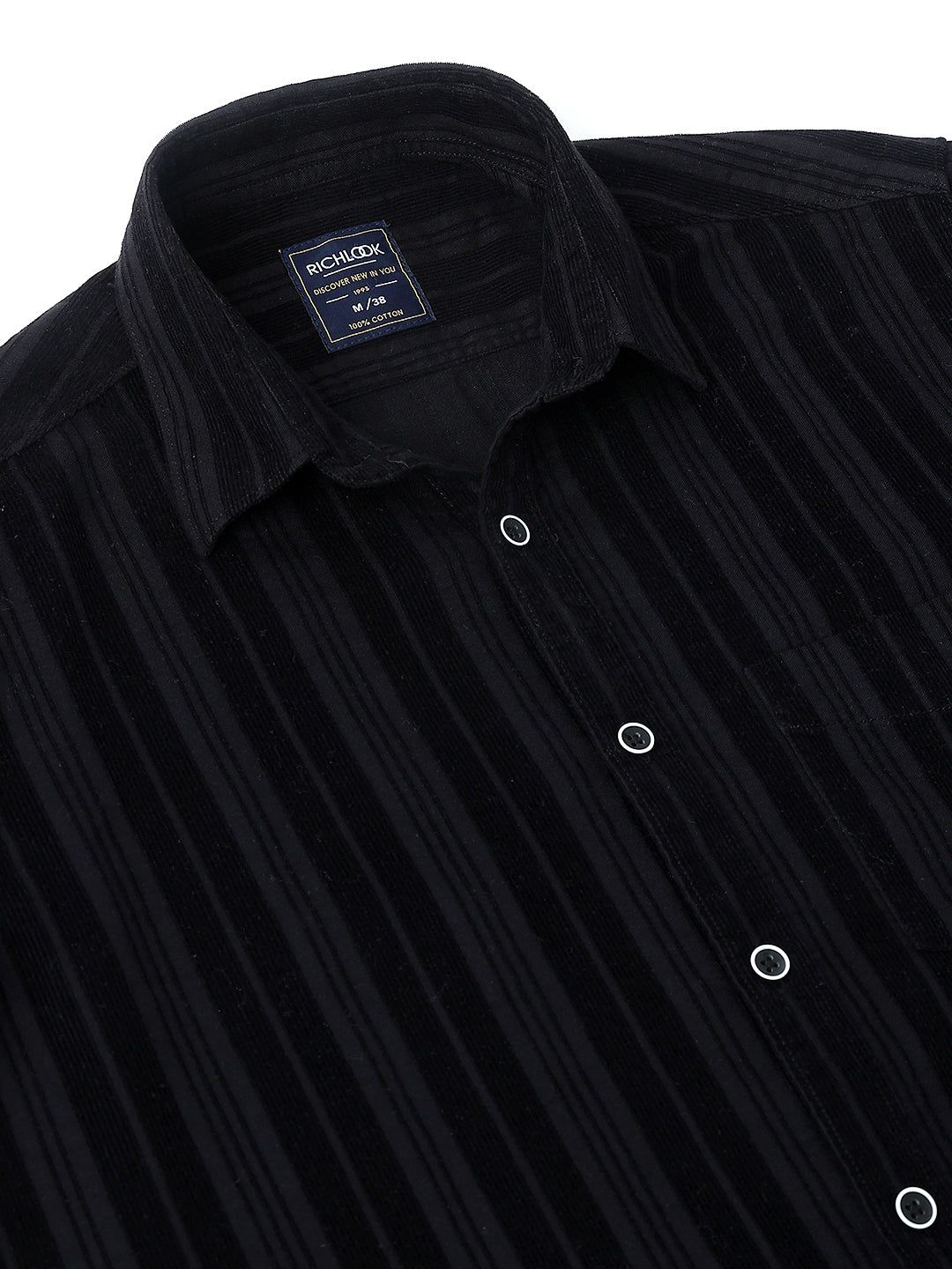 regular-fit-black-casual-shirts-for-men's-cs-0130-black