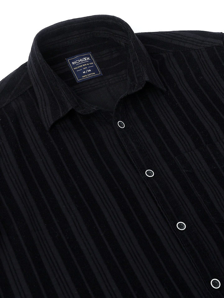 regular-fit-black-casual-shirts-for-men's-cs-0130-black