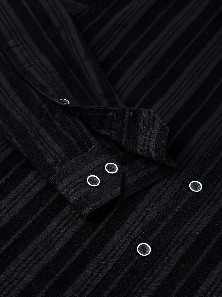 regular-fit-black-casual-shirts-for-men's-cs-0130-black