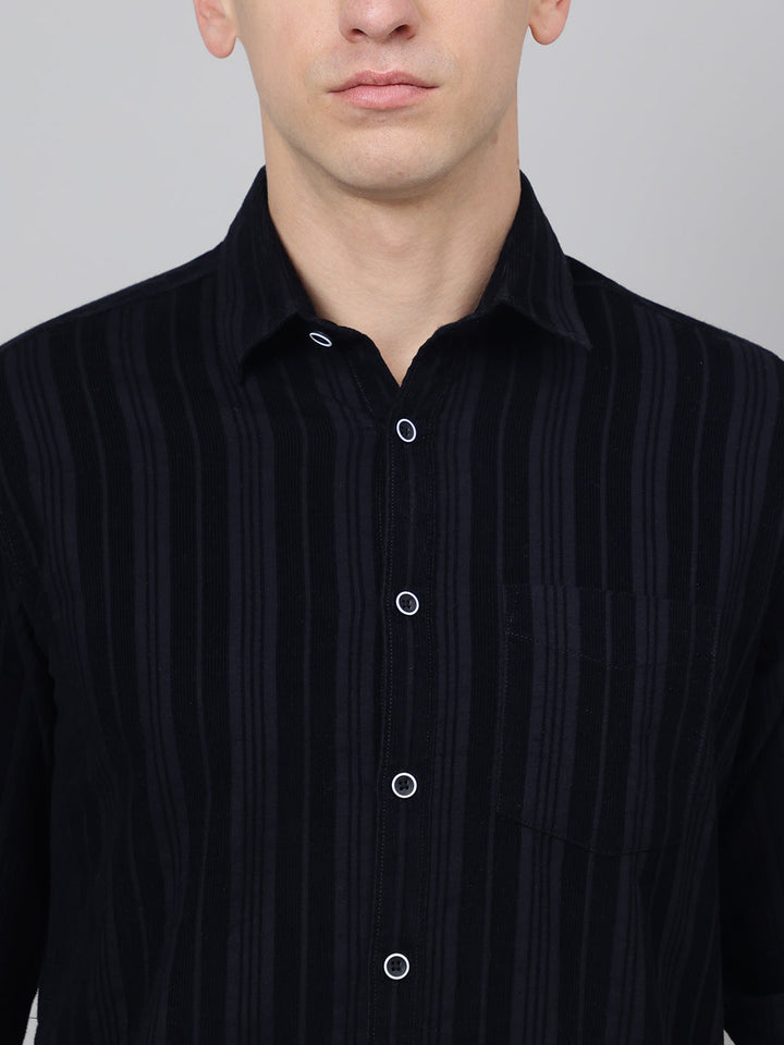 regular-fit-black-casual-shirts-for-men's-cs-0130-black