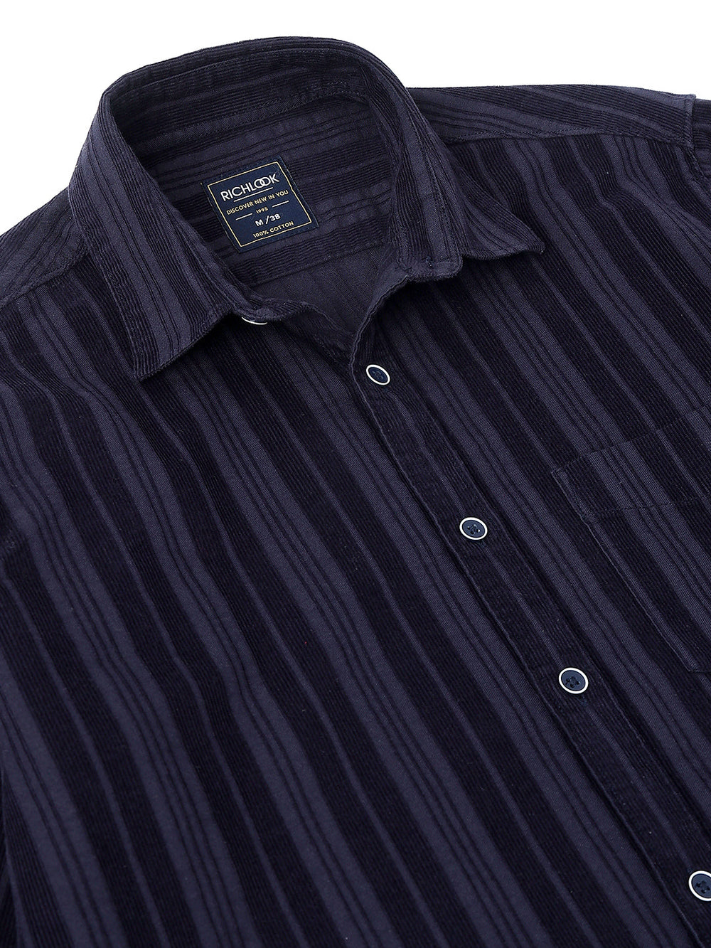 regular-fit-navy-casual-shirts-for-men's-cs-0130-navy