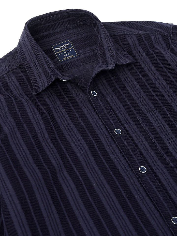 regular-fit-navy-casual-shirts-for-men's-cs-0130-navy