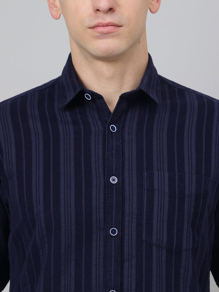 regular-fit-navy-casual-shirts-for-men's-cs-0130-navy