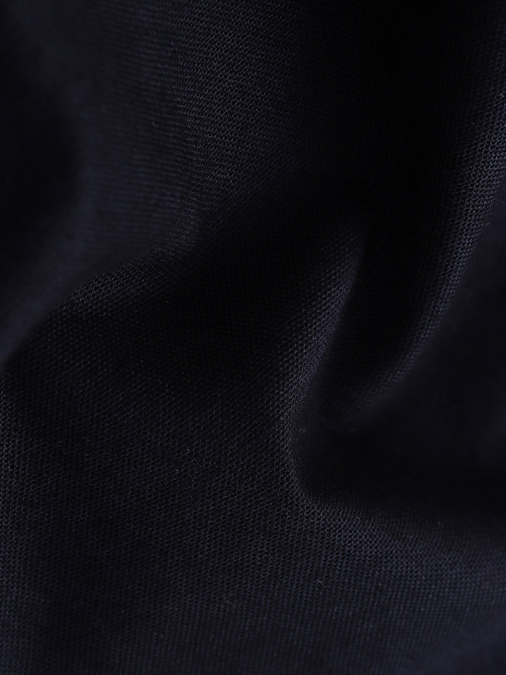 Men’s Solid Color Stretchable Casual Shirt