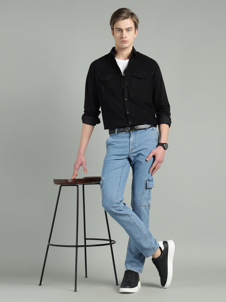 Men’s Fine-Wale Corduroy Casual Wear Shirt