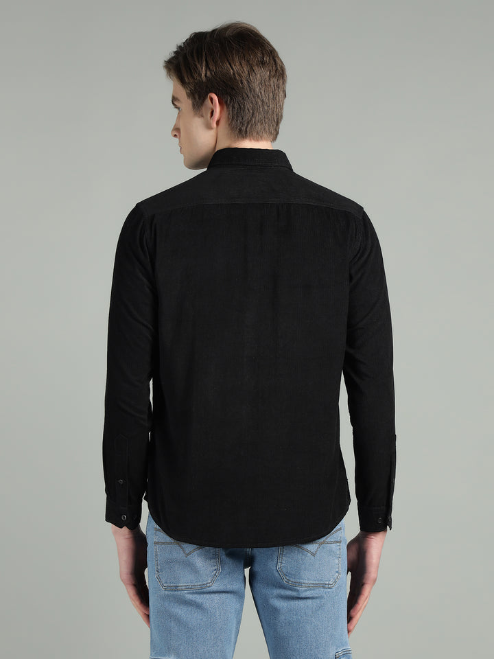 Men’s Fine-Wale Corduroy Casual Wear Shirt