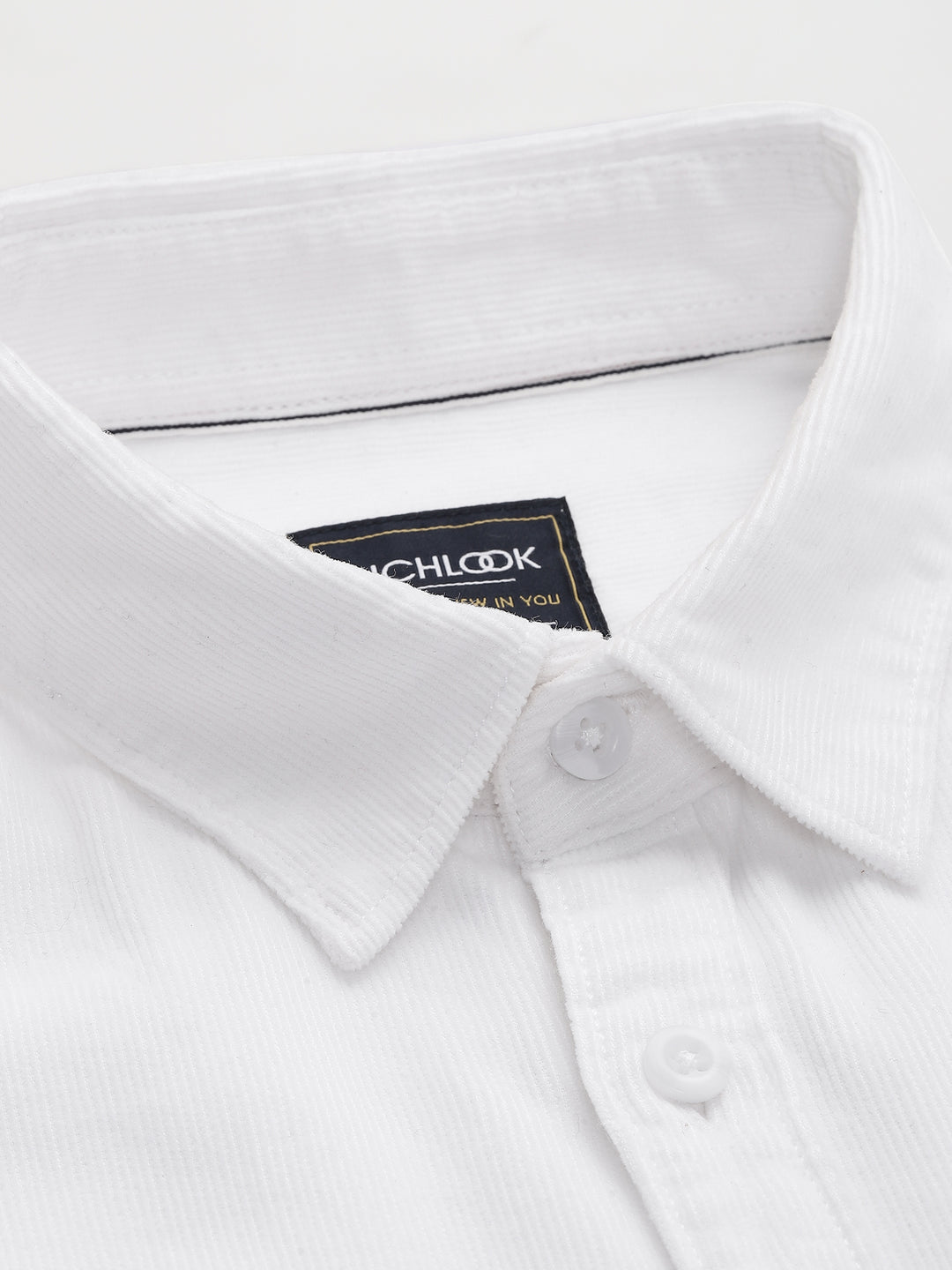 Men’s Fine-Wale Corduroy Casual Wear Shirt