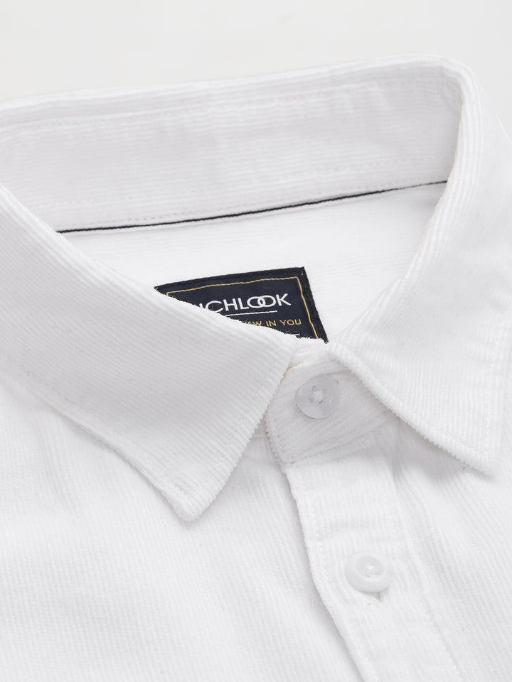 Men’s Fine-Wale Corduroy Casual Wear Shirt
