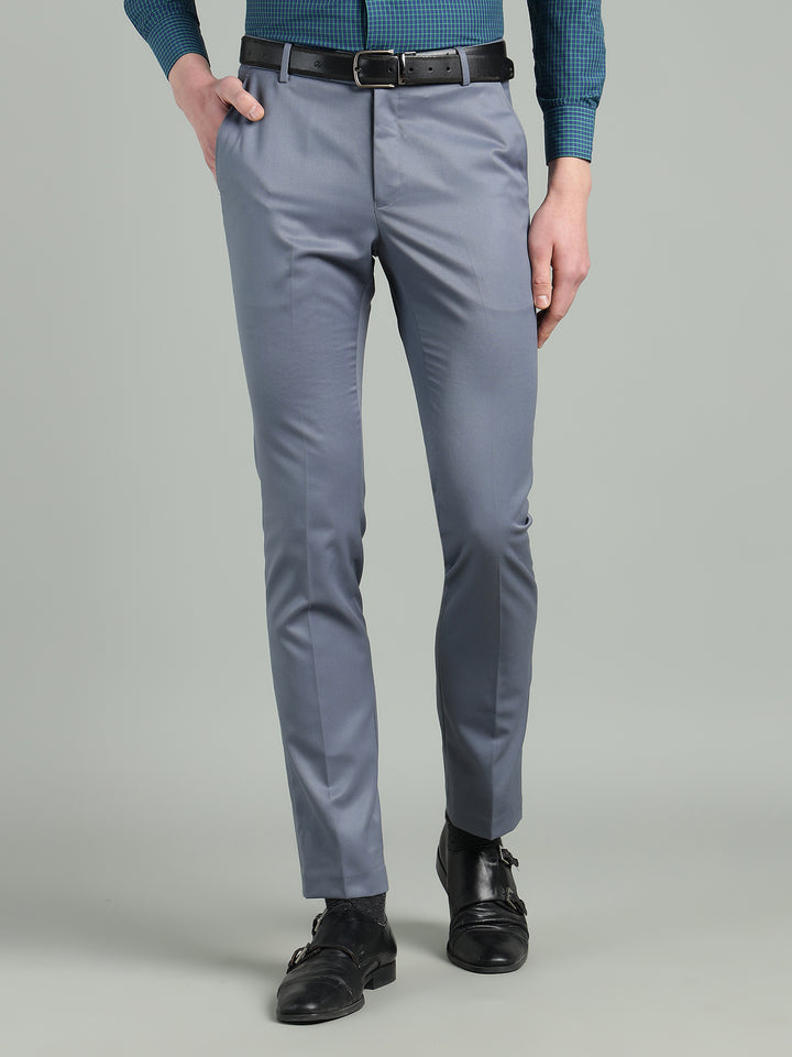 Men’s Slim Fit Twill Formal Trousers