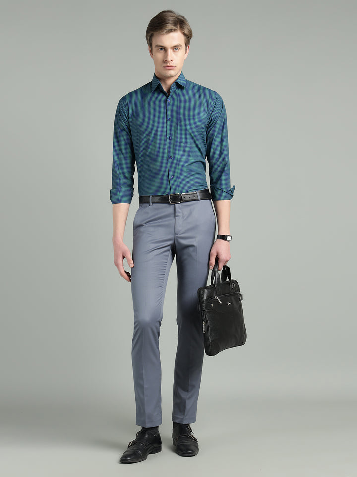 Men’s Slim Fit Twill Formal Trousers