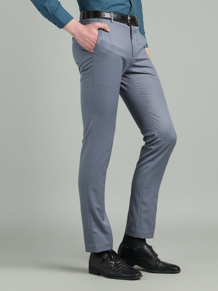 Men’s Slim Fit Twill Formal Trousers