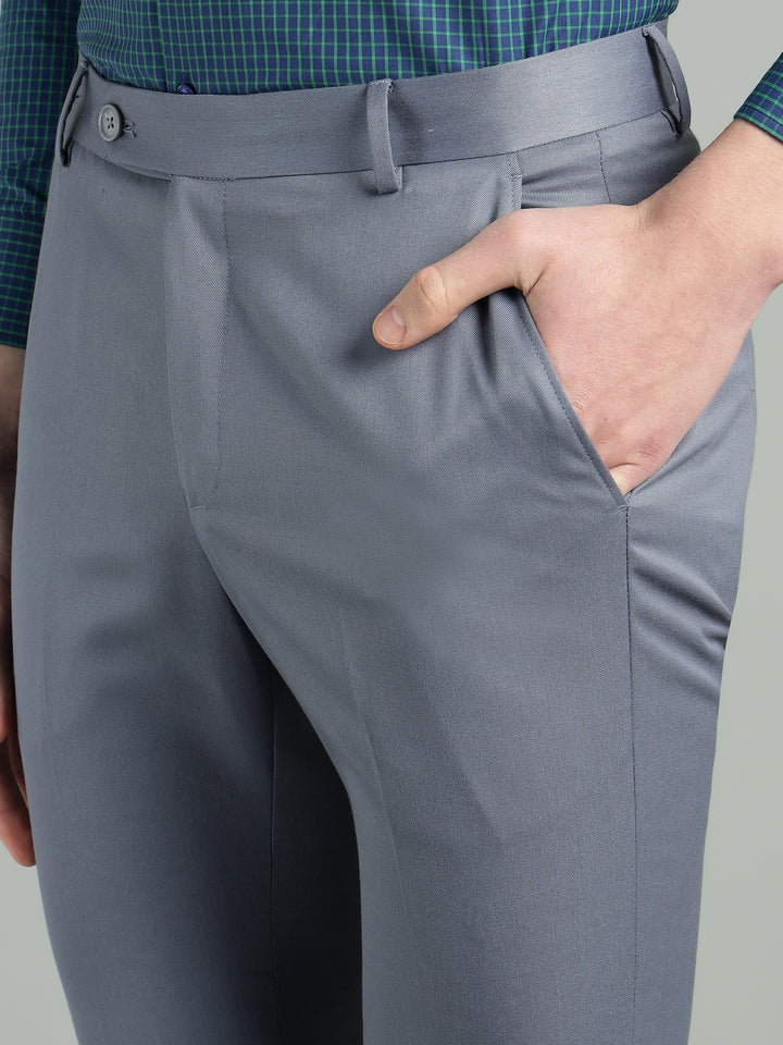 Men’s Slim Fit Twill Formal Trousers
