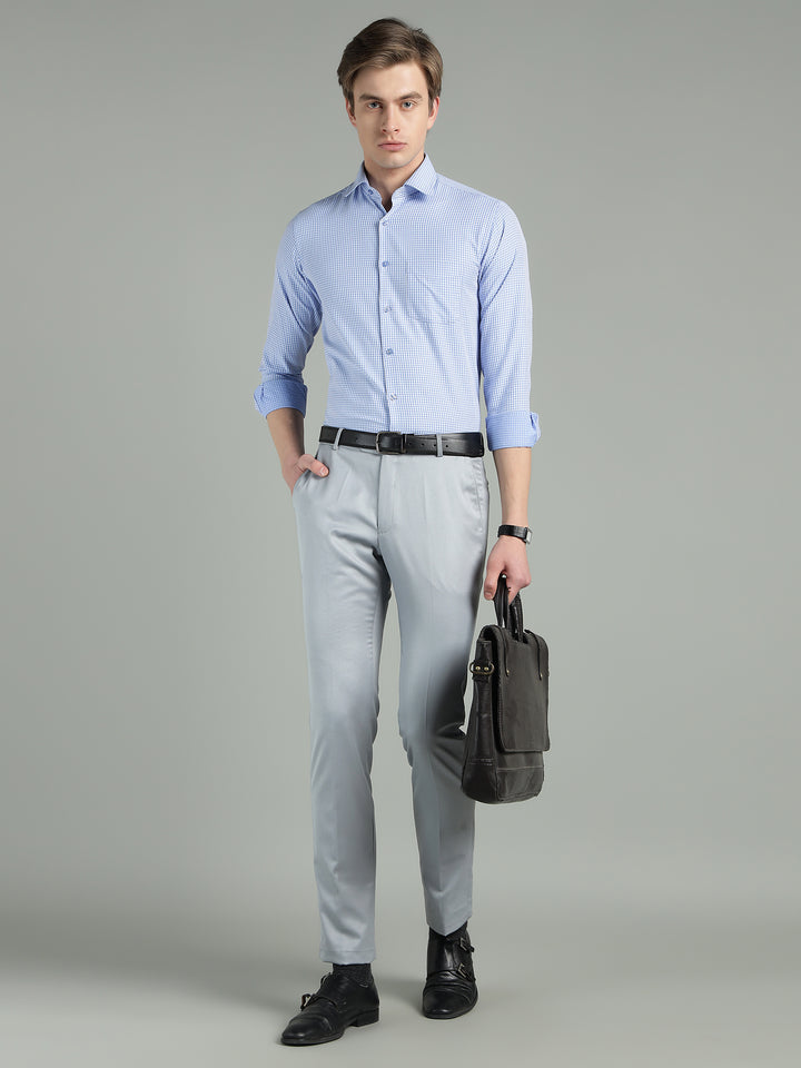 Men’s Slim Fit Twill Formal Trousers