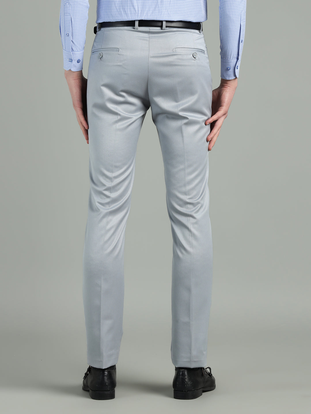 Men’s Slim Fit Twill Formal Trousers