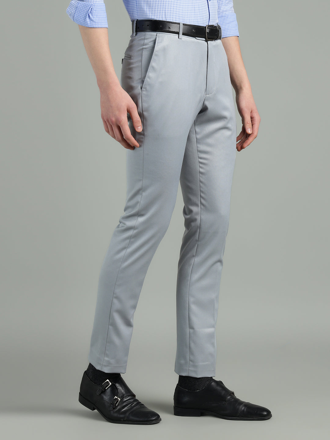 Men’s Slim Fit Twill Formal Trousers