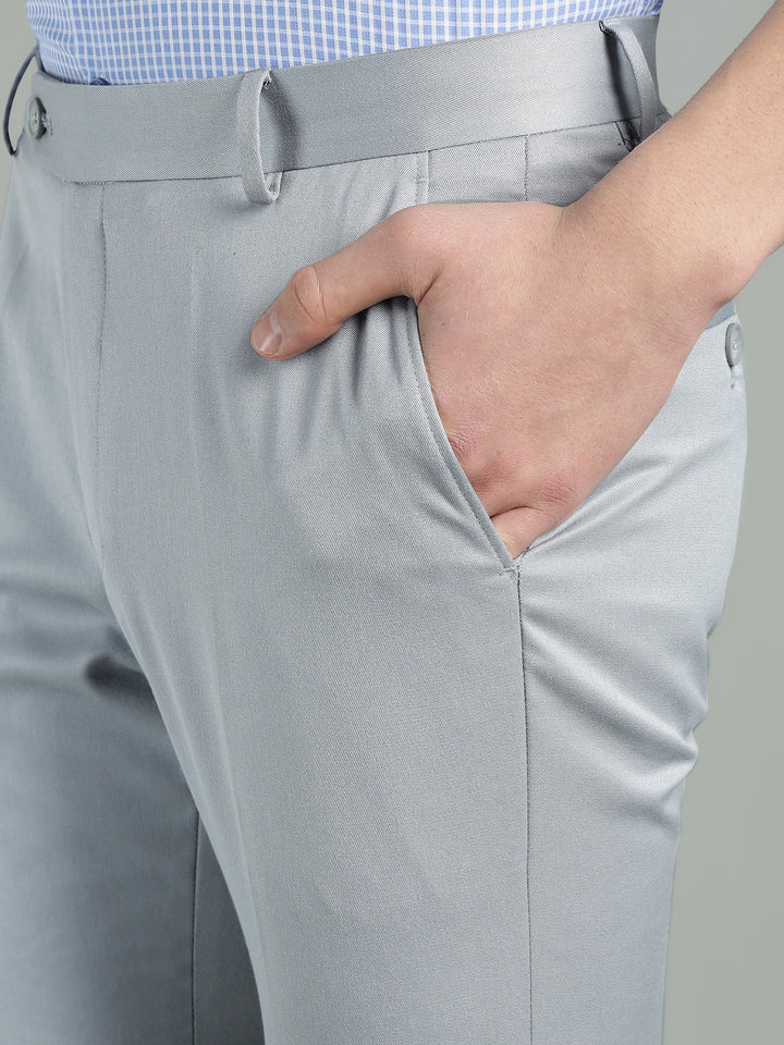 Men’s Slim Fit Twill Formal Trousers