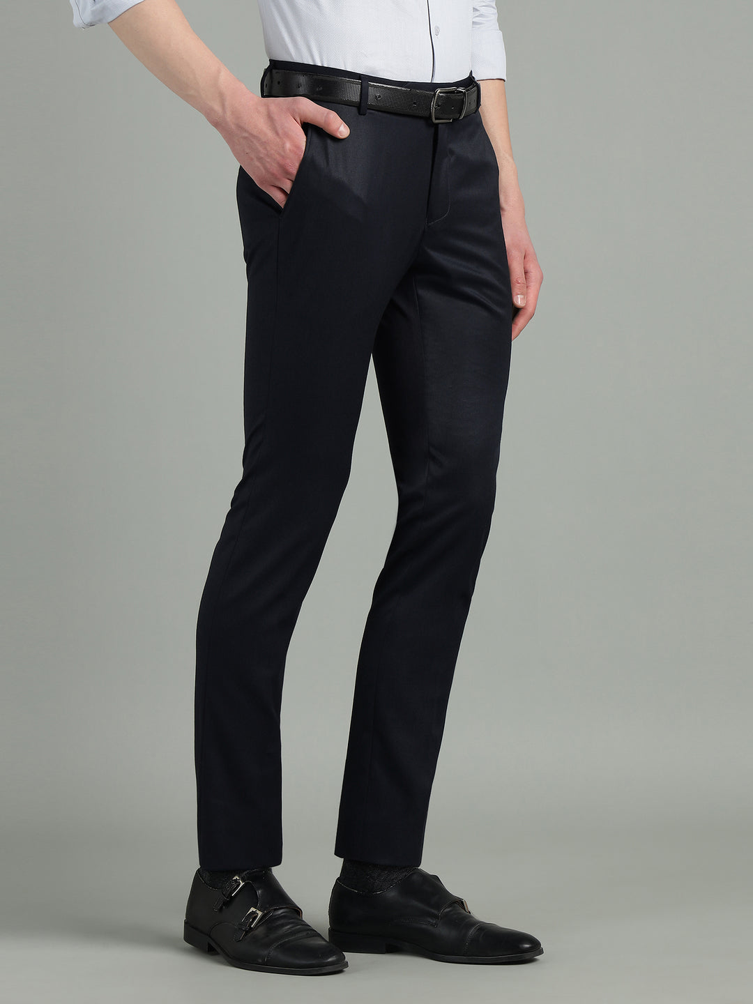 Men’s Slim Fit Twill Formal Trousers