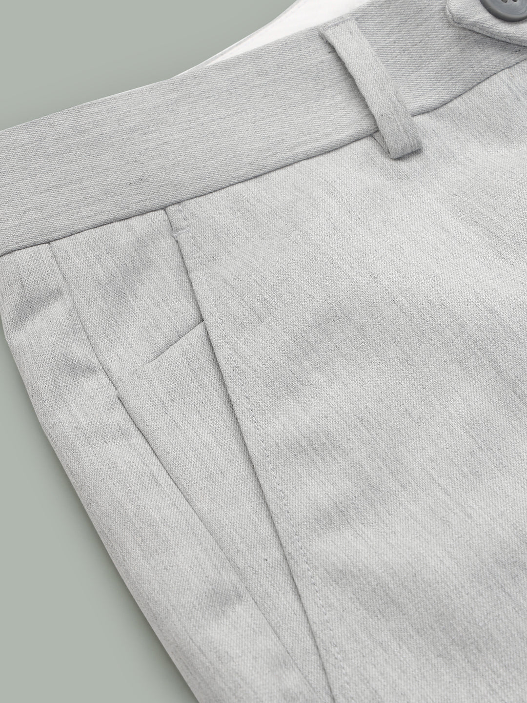 Men’s Slim Fit Twill Formal Trousers