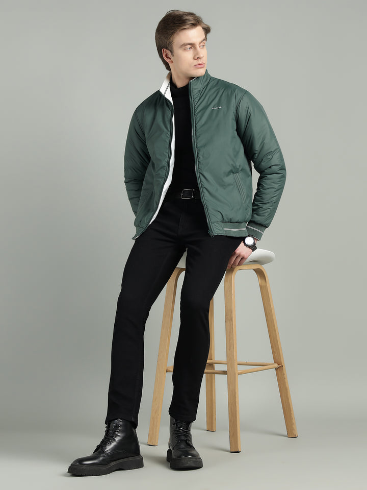 Men’s Puffer Reversible Jacket With Zip Closer