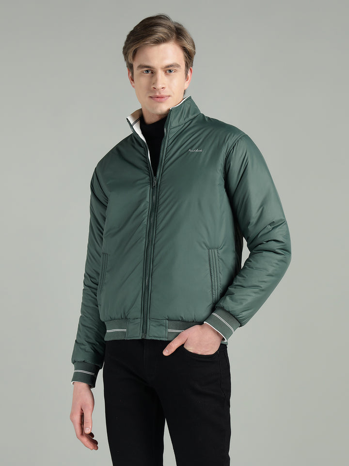 Men’s Puffer Reversible Jacket With Zip Closer