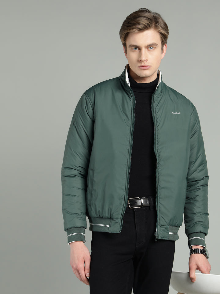 Men’s Puffer Reversible Jacket With Zip Closer