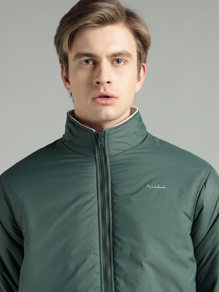 Men’s Puffer Reversible Jacket With Zip Closer