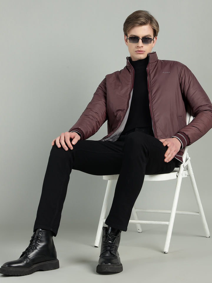 Men’s Puffer Reversible Jacket With Zip Closer