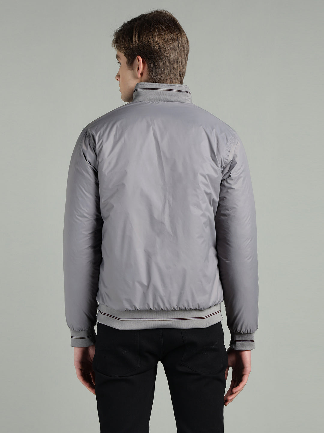 Men’s Puffer Reversible Jacket With Zip Closer
