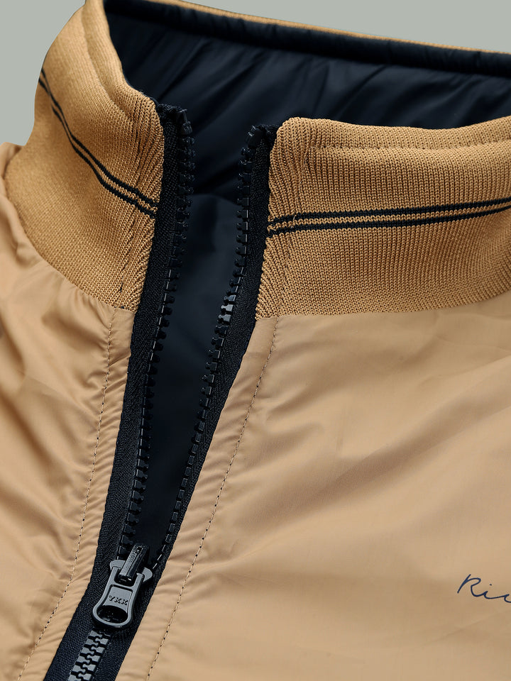 Men’s Puffer Reversible Jacket With Zip Closer