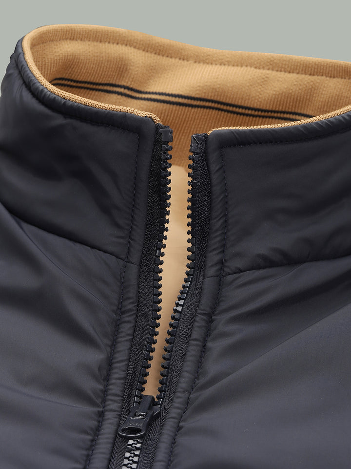 Men’s Puffer Reversible Jacket With Zip Closer