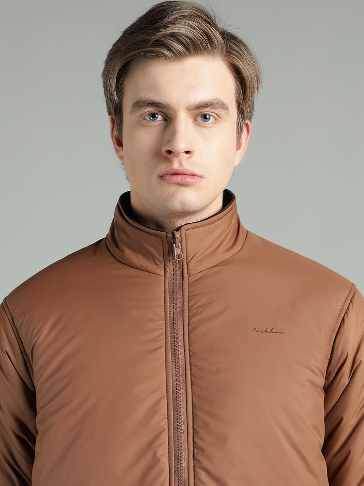 Men’s Puffer Reversible Jacket With Zip Closer