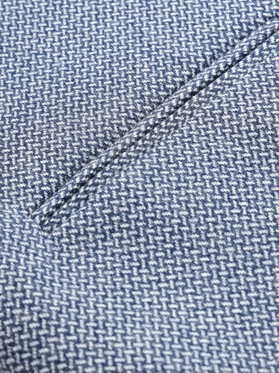 Men’s Classic Blue Textured Nehru Jacket