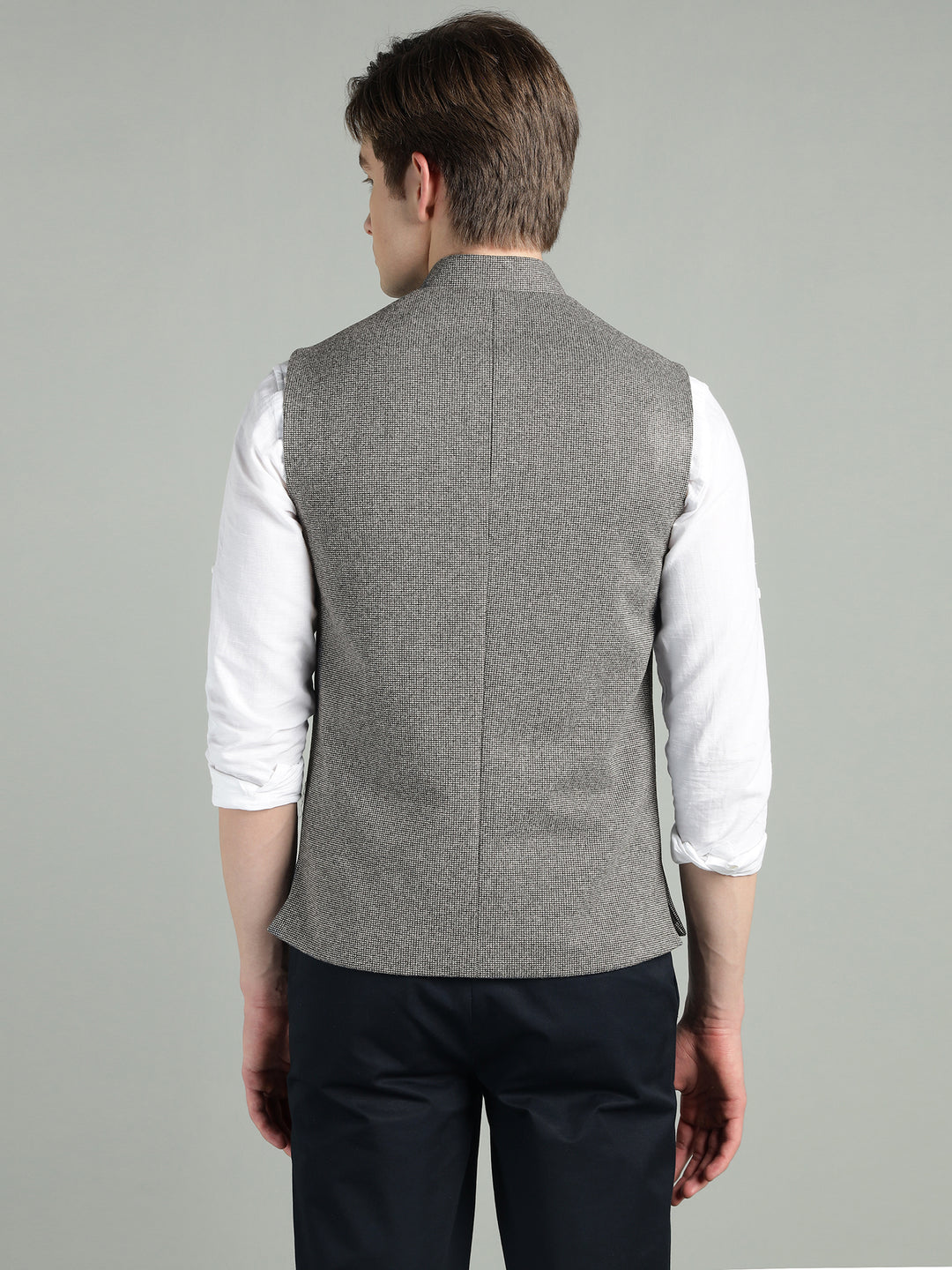 Men’s Textured Nehru Jacket