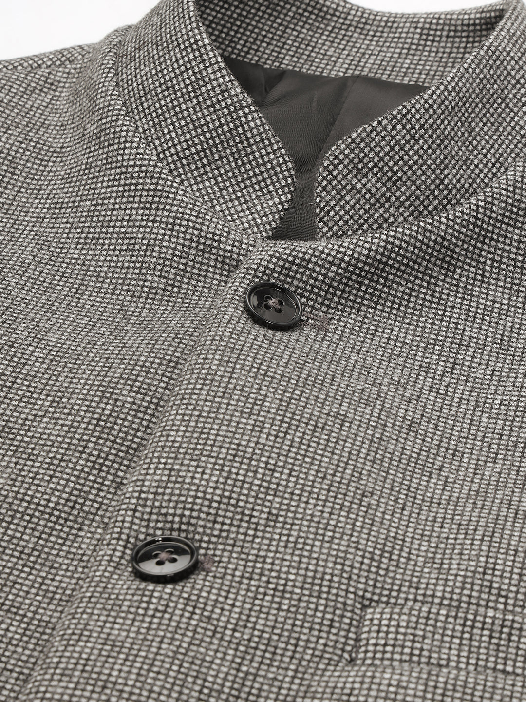 Men’s Textured Nehru Jacket