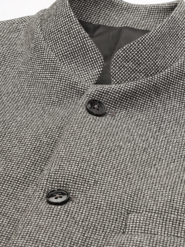Men’s Textured Nehru Jacket
