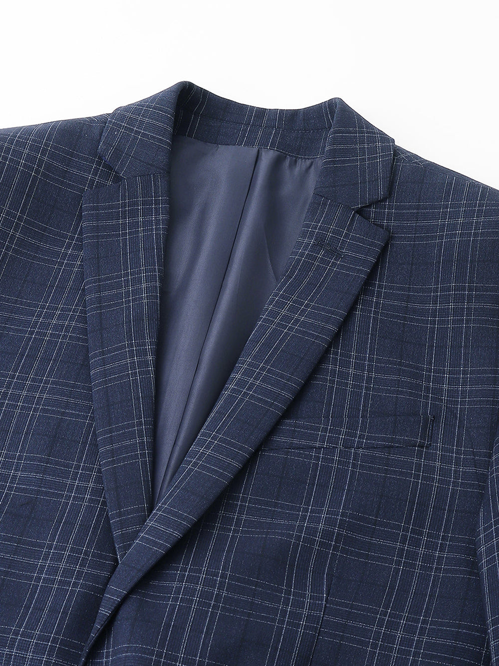 men-navy-regular-fit-checkered-notched-lapel-formal-2-piece-suit-rlss23a-0002-navy