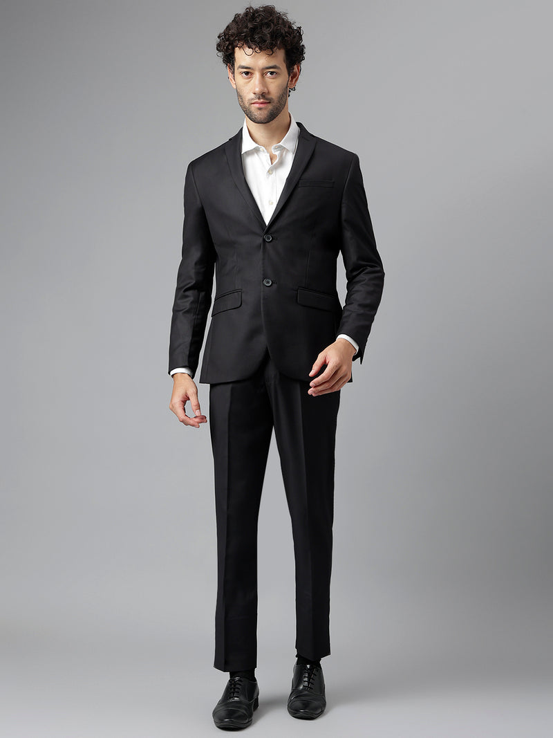 Buy Bespoke Suit-man Black 2 Piece Suit-prom, Dinner, Party Wear Suit-wedding  Suit for Groom & Groomsmen-event Party Suit-men's Black Suits Online in  India - Etsy