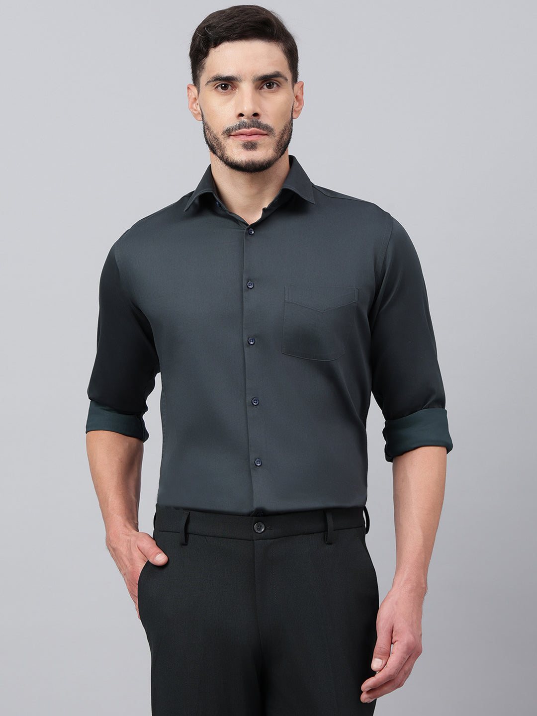 men-bottle-green-standard-fit-solid-club-wear-shirt-rlss24s-0047-bottlegreen
