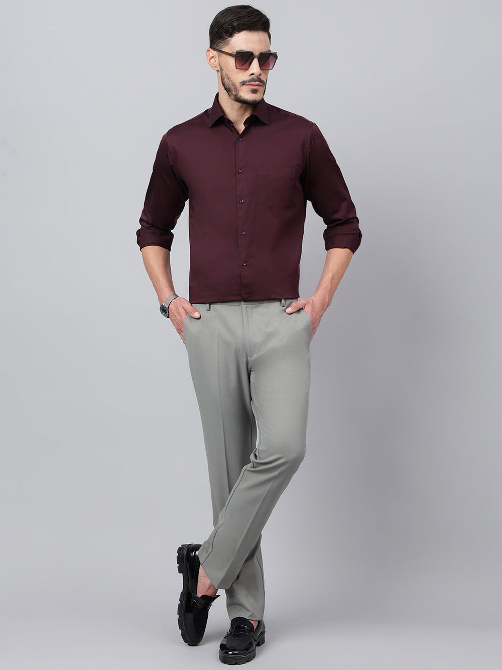 men-wine-standard-fit-solid-club-wear-shirt-rlss24s-0070-wine