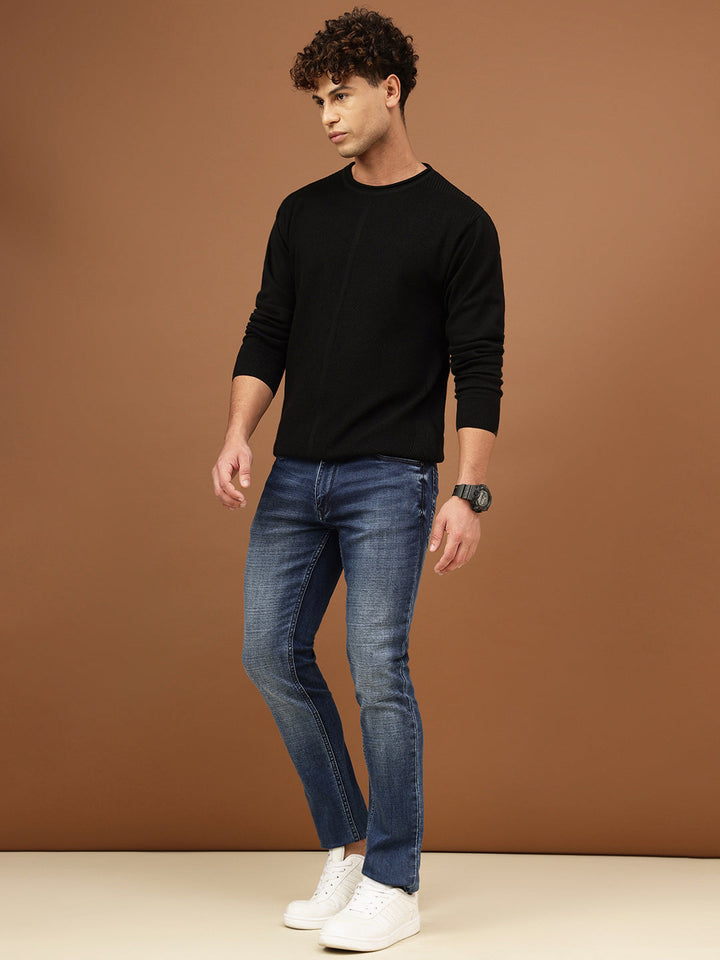 men-self-design-sweater-sw-0004-black
