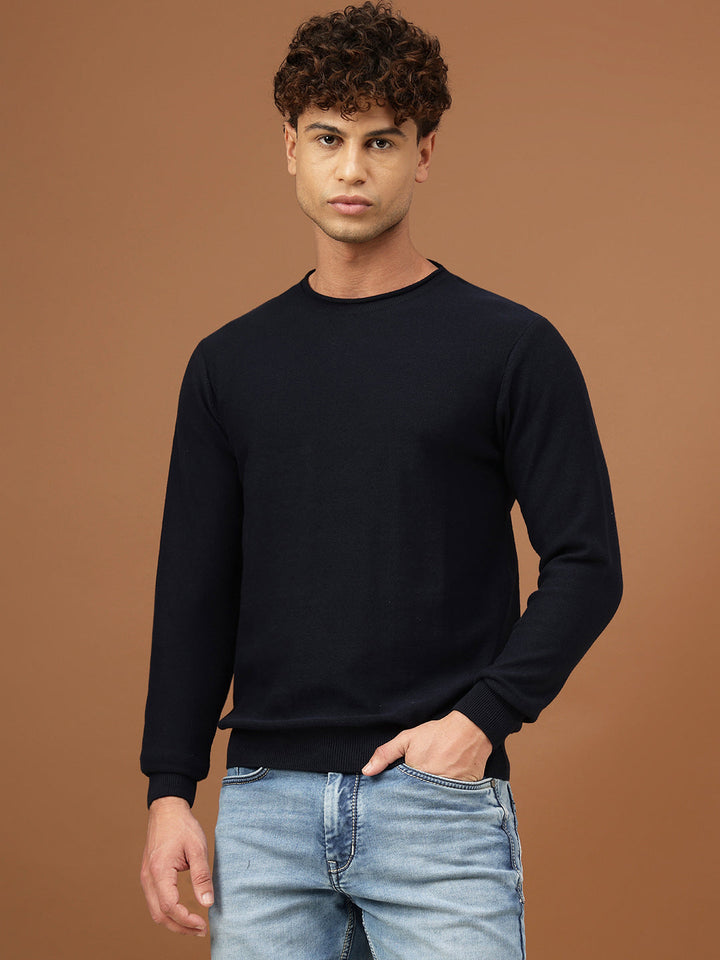 men-solid-round-neck-sweater-sw-0007-black