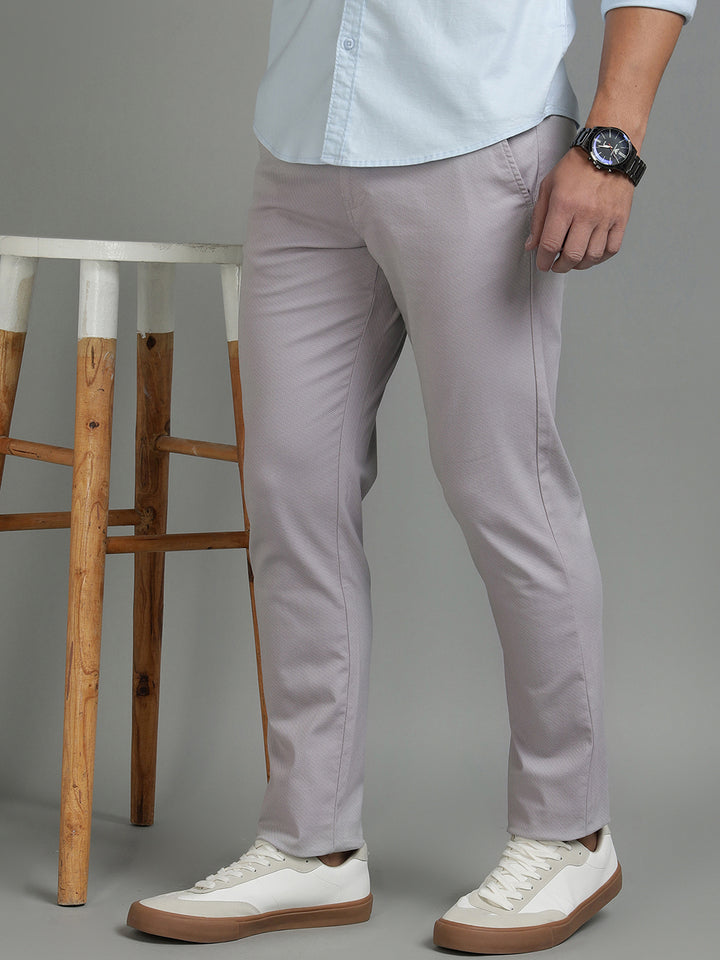 Men Slim Fit Casual Trouser