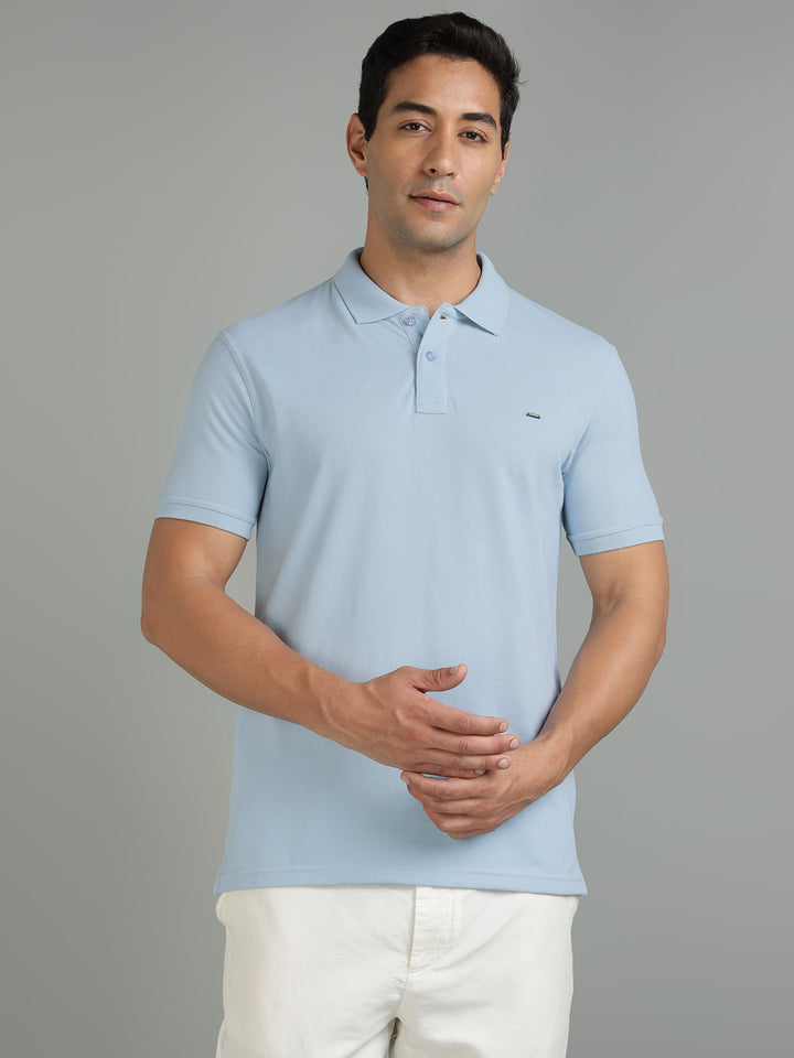 Men Sky Polo T-Shirt